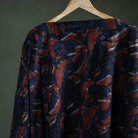 Bagru Hand Block Print Natural Dyed Cotton Wrap Around Skirt 25