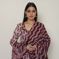 Batik Kurta with Palazzo & Dupatta Set