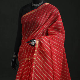 Tie-Dye Kota Doria Cotton Leheriya Saree 05