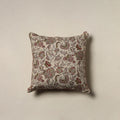 Kalamkari Hand Block Print Cushion Cover (16 x 16 in) 50