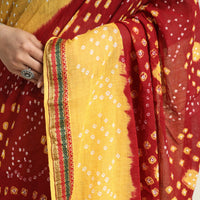 bandhani saree