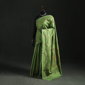 Hand Embroidered Silk Saree 70