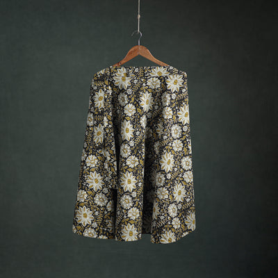 Bagru Hand Block Print Natural Dyed Cotton Wrap Around Skirt 26