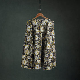 Bagru Hand Block Print Natural Dyed Cotton Wrap Around Skirt 26