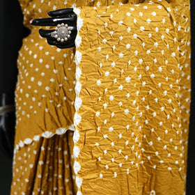 Kutch Bandhani Tie-Dye Cotton Saree 25