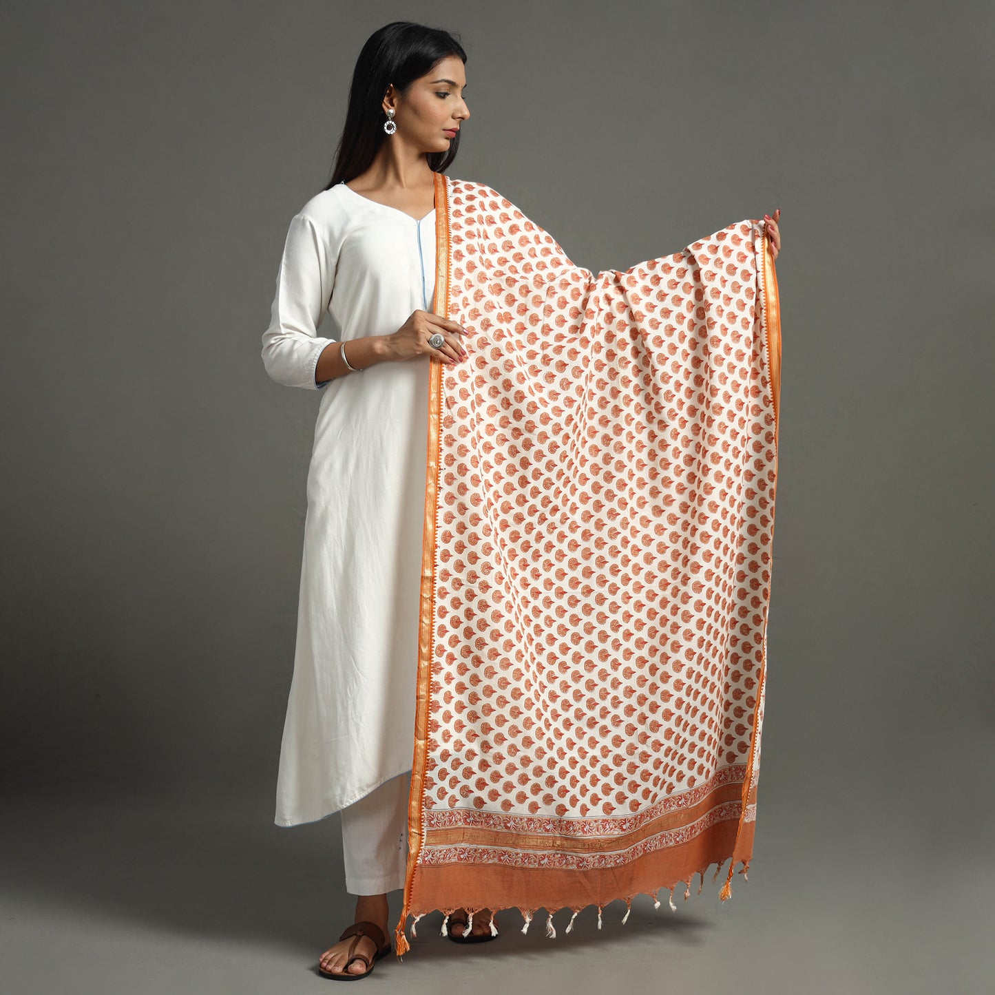 Sanganeri Dupatta 