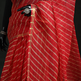 Tie-Dye Kota Doria Cotton Leheriya Saree 05