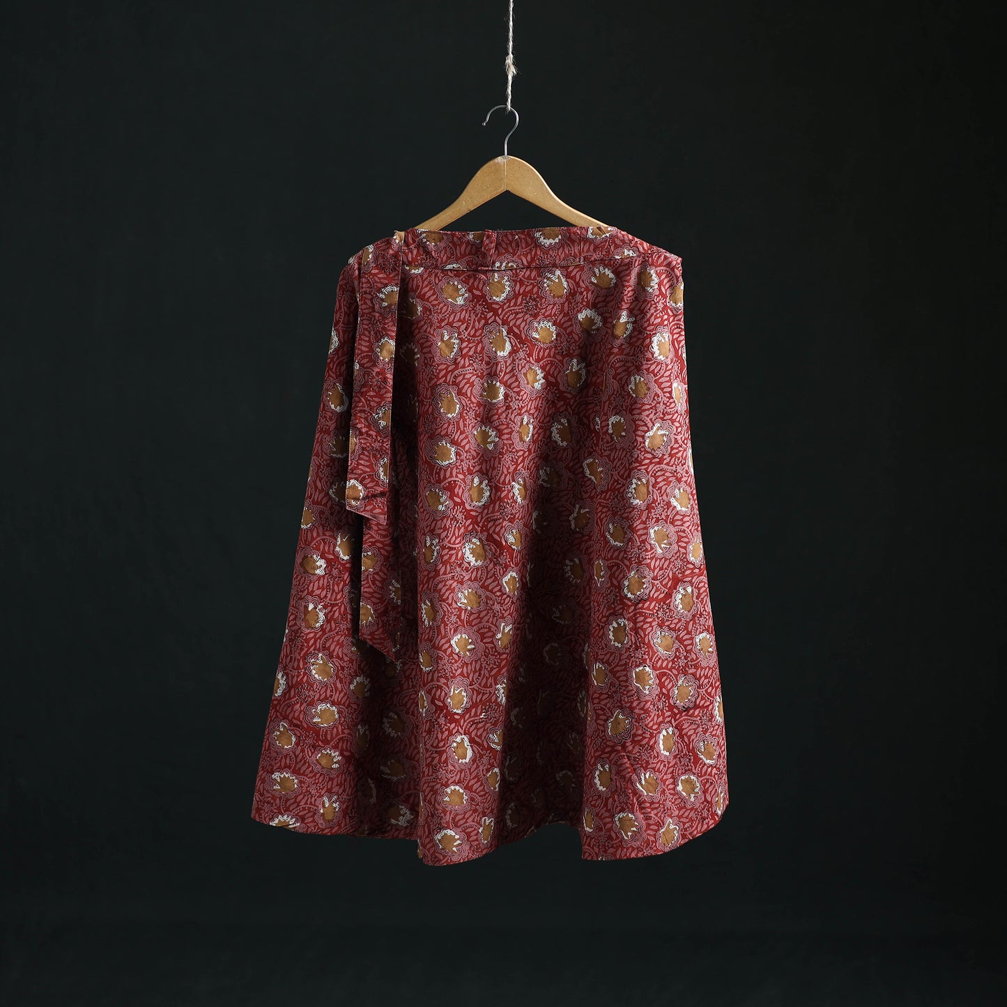 Bagru Hand Block Print Cotton Wrap Around Skirt 20