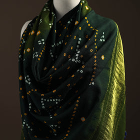 Kutch Bandhani Handwoven Merino Wool Shawl 41