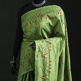 Hand Embroidered Silk Saree 70