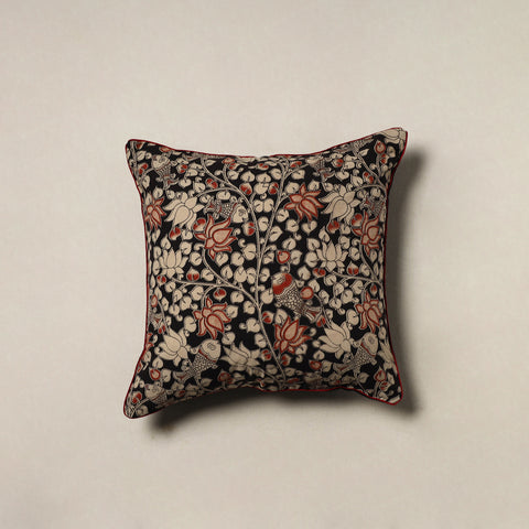 Kalamkari Hand Block Print Cushion Cover (16 x 16 in) 51