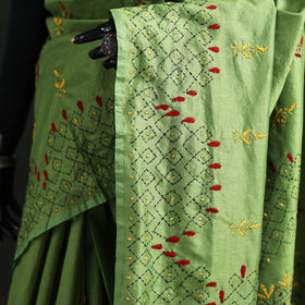 Hand Embroidered Silk Saree 70