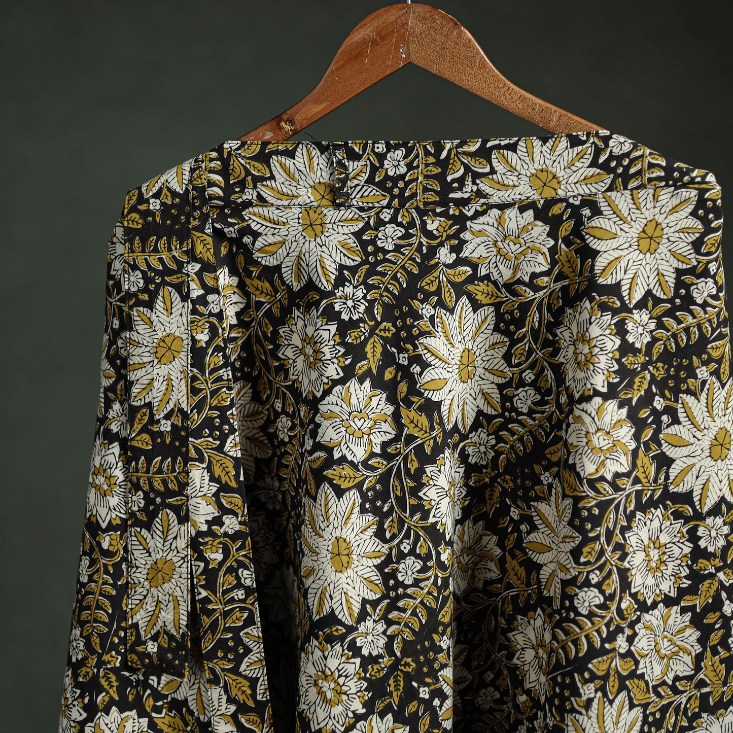 Bagru Hand Block Print Natural Dyed Cotton Wrap Around Skirt 26