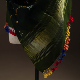 Kutch Bandhani Handwoven Merino Wool Shawl 41