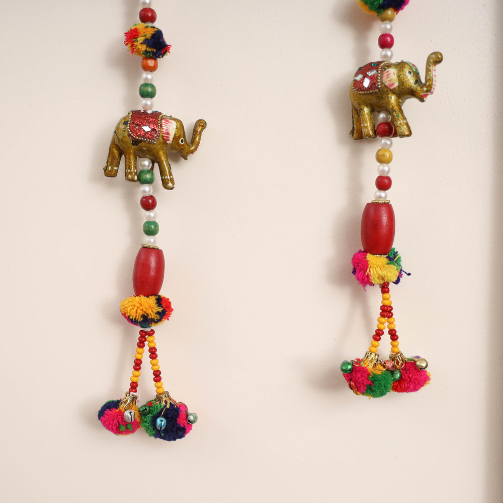 Handmade Bead Work Toran 