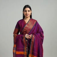 Purple - Cotton Dharwad Kurta Set with Palazzo & Dupatta 21