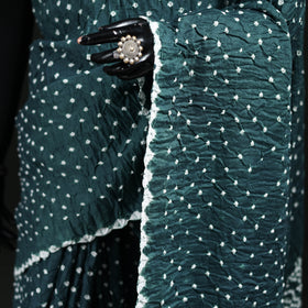 Kutch Bandhani Tie-Dye Cotton Saree 26