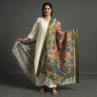 Kalamkari Handpainted Dupatta