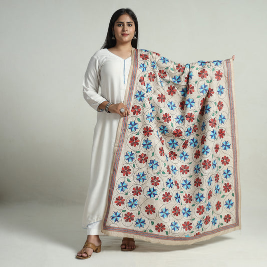 Kantha Embroidery Dupatta