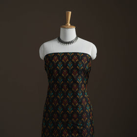 Pochampally Ikat Handloom Sico Unstitched Dress Material: Kurta with Dupatta 15
