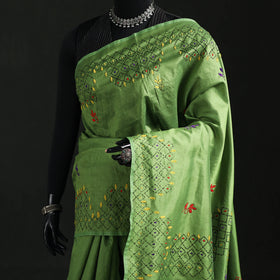 Hand Embroidered Silk Saree 71