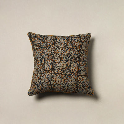 Kalamkari Hand Block Print Cushion Cover (16 x 16 in) 52