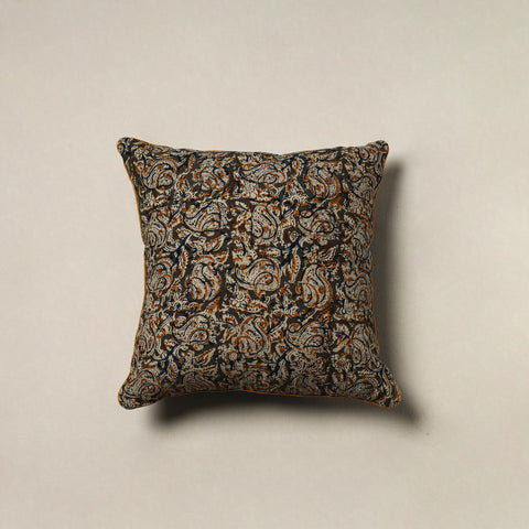 Kalamkari Hand Block Print Cushion Cover (16 x 16 in) 52