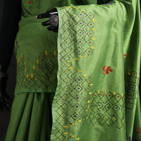 Hand Embroidered Silk Saree 71