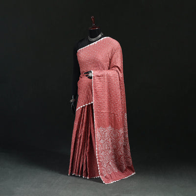 Kutch Bandhani Tie-Dye Cotton Saree 27