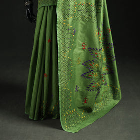 Hand Embroidered Silk Saree 71