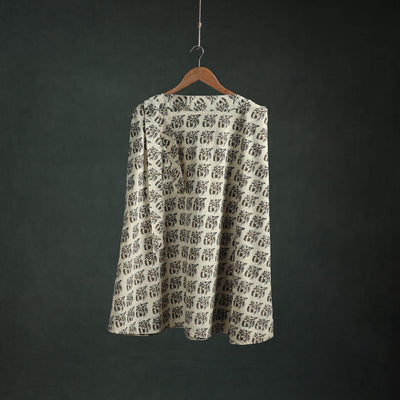Bagru Hand Block Print Natural Dyed Cotton Wrap Around Skirt 28