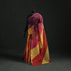 Tie-Dye Kota Doria Cotton Leheriya Saree 07