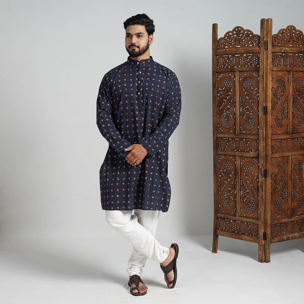 ajrakh Men's Long kurta