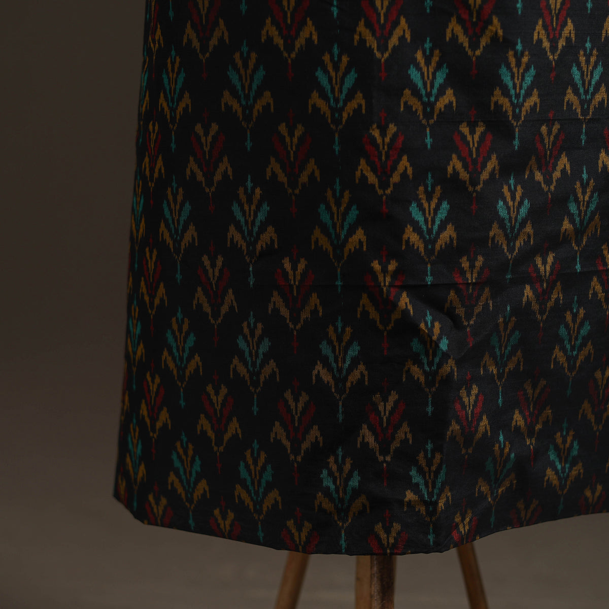 Pochampally Ikat Handloom Sico Unstitched Dress Material: Kurta with Dupatta 15