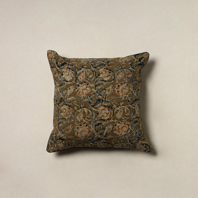 Kalamkari Hand Block Print Cushion Cover (16 x 16 in) 53