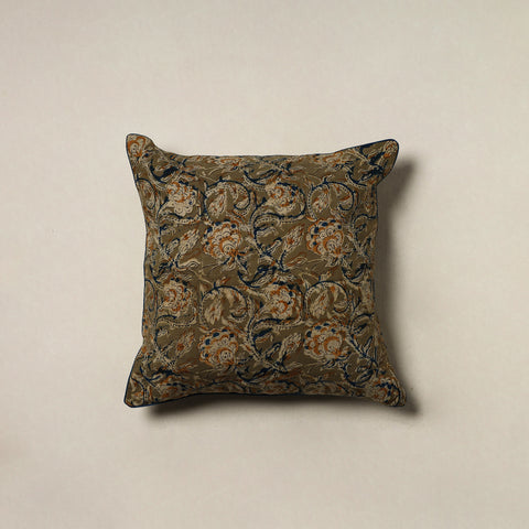 Kalamkari Hand Block Print Cushion Cover (16 x 16 in) 53