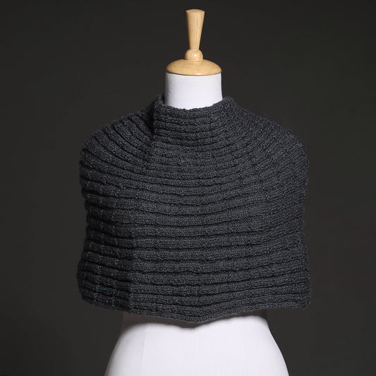 Grey - Kumaun Hand Knitted Woolen Shrug