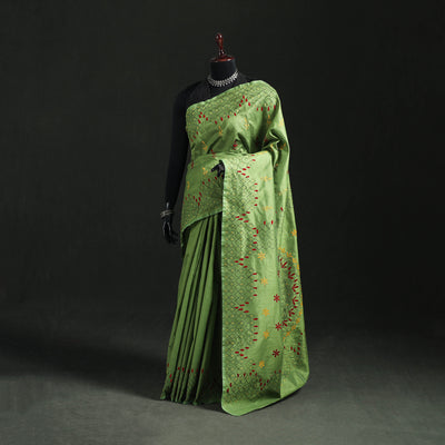Hand Embroidered Silk Saree 72