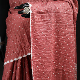 Kutch Bandhani Tie-Dye Cotton Saree 27