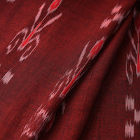 Red - Sambalpuri Ikat Weave Handloom Cotton Fabric 24