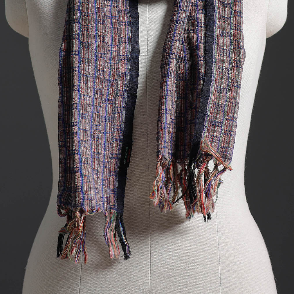 Multicolor - Kumaun Handwoven Pure Merino Wool Scarf 217