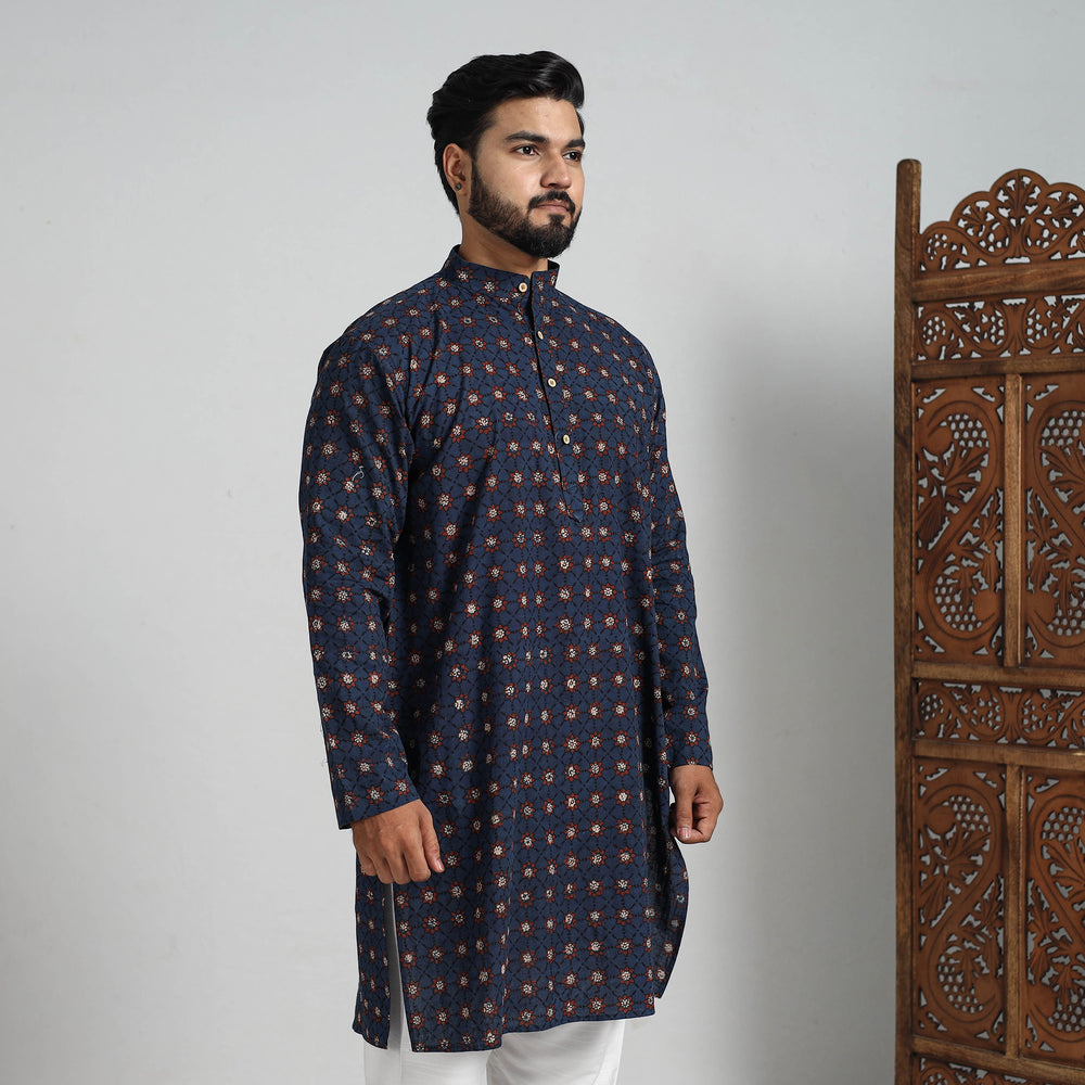 ajrakh Men's Long kurta