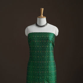 Pochampally Ikat Handloom Sico Unstitched Dress Material: Kurta with Dupatta 16