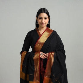 Buy Cotton Black Dharwad Kurta Set with Palazzo & Dupatta