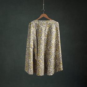Bagru Hand Block Print Natural Dyed Cotton Wrap Around Skirt 30