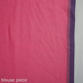  Handloom Cotton Phulia Jamdani Saree with Tassels 