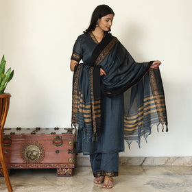 Dharwad Cotton Kurta with Palazzo & Dupatta Set 03