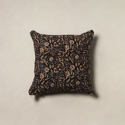 Kalamkari Hand Block Print Cushion Cover (16 x 16 in) 55