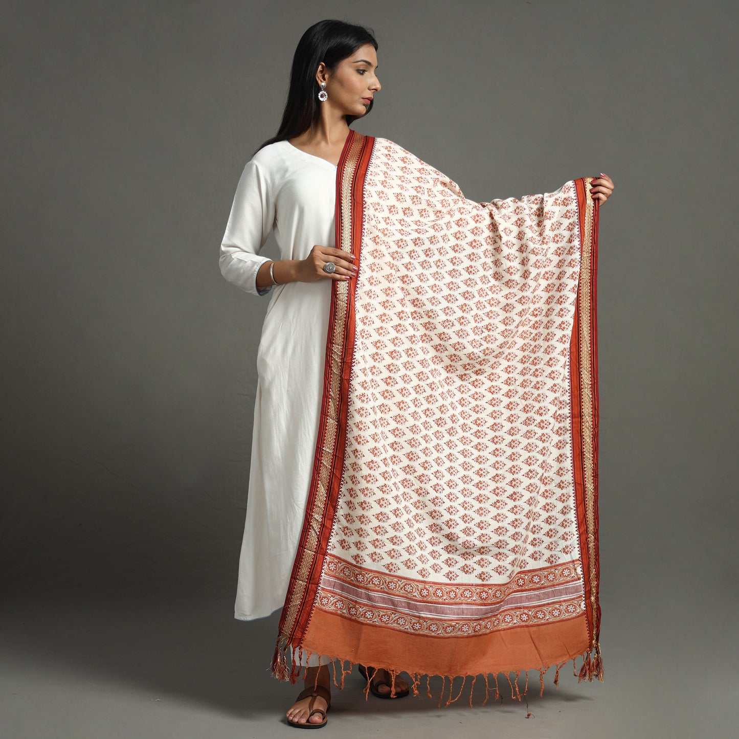 Sanganeri Dupatta 