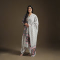 Sanganeri Hand Block Print Cotton Suit Set with Dupatta for Women 01